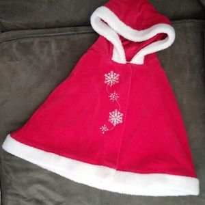 Santa Clause/Christmas Baby Cape